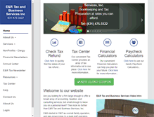 Tablet Screenshot of ertaxinc.com